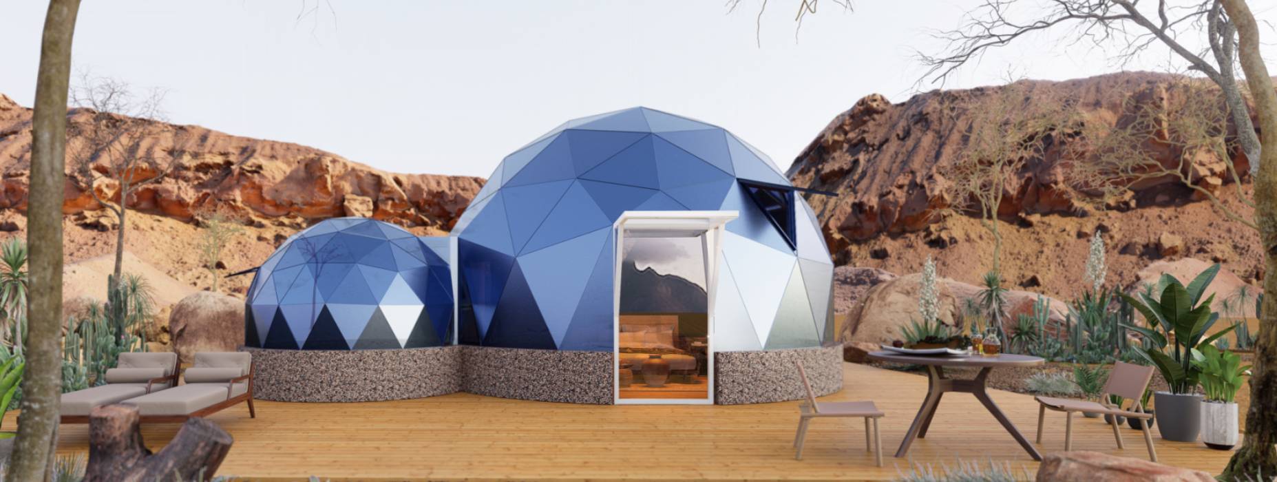 乃东县球形智能光伏玻璃星空房